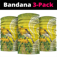 Hawaii Palila Mamane Neck Gaiter Hawaiian Honeycreeper With Native Flower