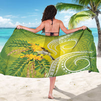 Hawaii Palila Mamane Sarong Hawaiian Honeycreeper With Native Flower LT14 - Polynesian Pride