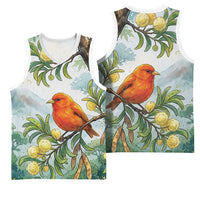 Aloha Hawaii Akepa Koa Tree Watercolor Basketball Jersey LT14 - Polynesian Pride