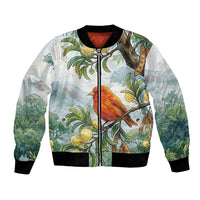 Aloha Hawaii Akepa Koa Tree Watercolor Bomber Jacket LT14 Unisex Watercolor - Polynesian Pride