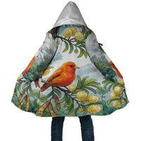 Aloha Hawaii Akepa Koa Tree Watercolor Cloak LT14 Unisex Watercolor - Polynesian Pride