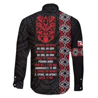 Aotearoa Toitu Te Tiriti Family Matching Long Sleeve Bodycon Dress and Hawaiian Shirt Honour The Treaty Maori Haka LT14 - Polynesian Pride