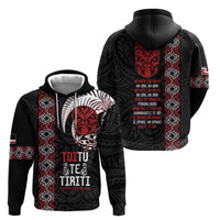 Aotearoa Toitu Te Tiriti Zip Hoodie Honour The Treaty Maori Haka