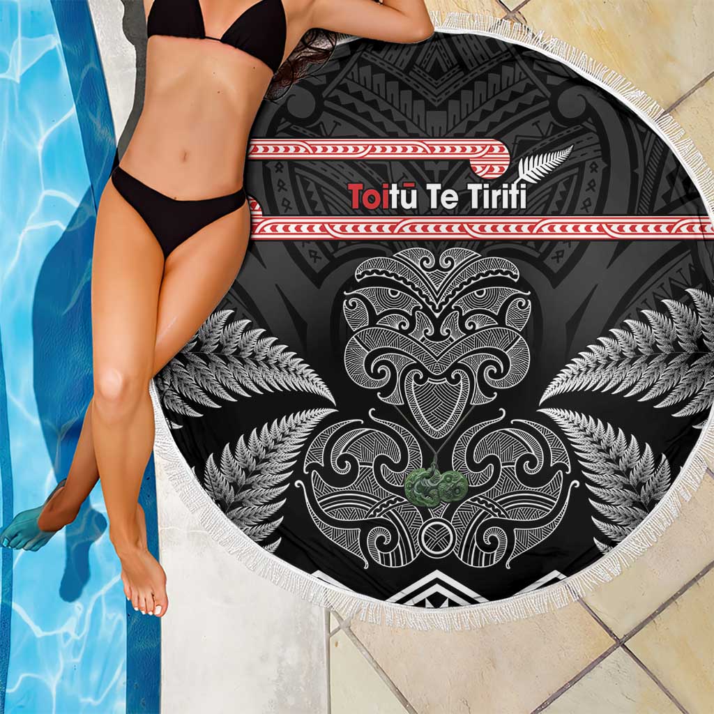 Aotearoa Toitu Te Tiriti Beach Blanket Stand Together! Stand Stronger! - NZ Tiki
