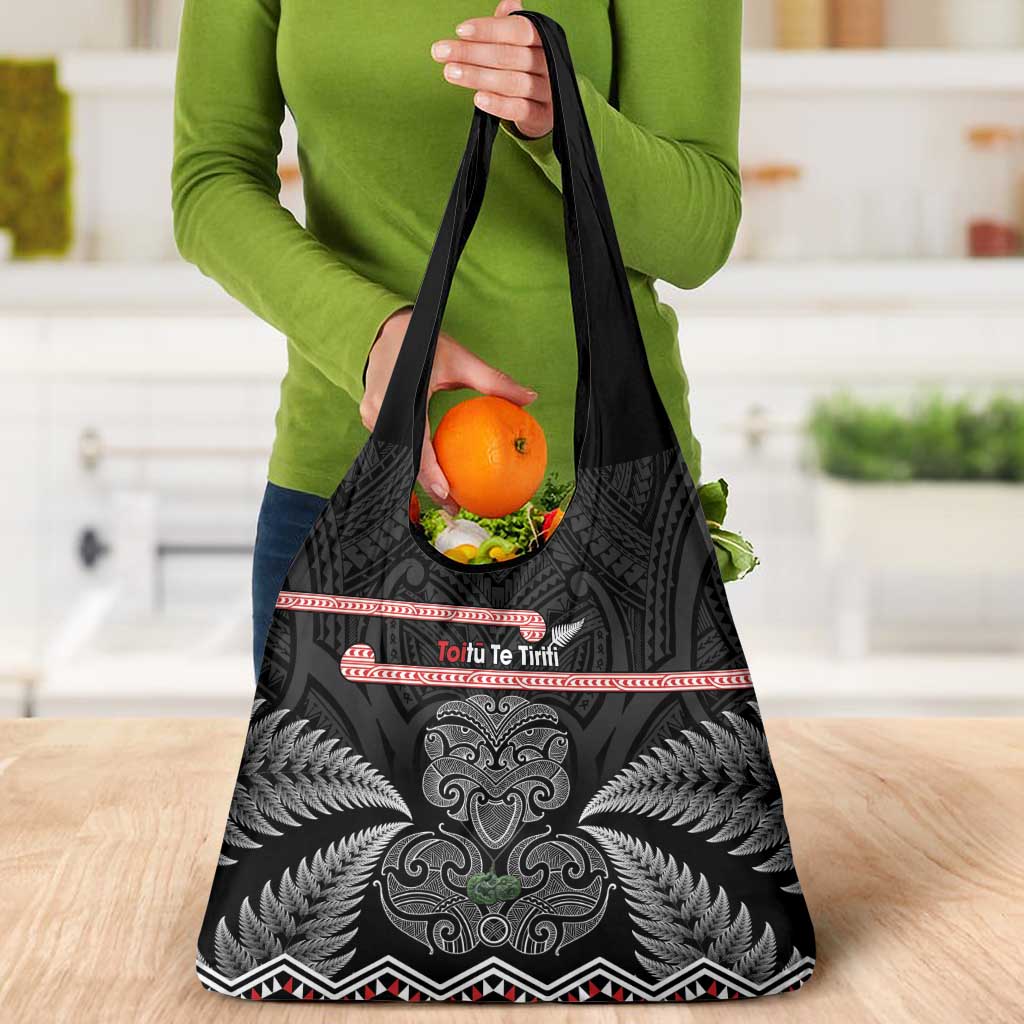 Aotearoa Toitu Te Tiriti Grocery Bag Stand Together! Stand Stronger! - NZ Tiki