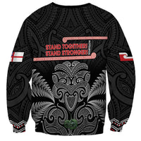 Aotearoa Toitu Te Tiriti Sweatshirt Stand Together! Stand Stronger! - NZ Tiki