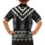 Black Taniko Aotearoa Family Matching Puletasi and Hawaiian Shirt Niho Taniwha Mix Poutama LT14