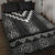 Black Taniko Aotearoa Quilt Bed Set Niho Taniwha Mix Poutama LT14