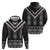 Black Taniko Aotearoa Zip Hoodie Niho Taniwha Mix Poutama LT14
