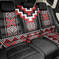 Red Taniko Aotearoa Back Car Seat Cover Niho Taniwha Mix Poutama LT14