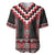 Red Taniko Aotearoa Baseball Jersey Niho Taniwha Mix Poutama LT14