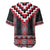 Red Taniko Aotearoa Baseball Jersey Niho Taniwha Mix Poutama LT14