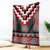 Red Taniko Aotearoa Blanket Niho Taniwha Mix Poutama LT14