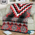 Red Taniko Aotearoa Blanket Niho Taniwha Mix Poutama LT14