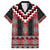 Red Taniko Aotearoa Hawaiian Shirt Niho Taniwha Mix Poutama LT14