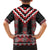 Red Taniko Aotearoa Hawaiian Shirt Niho Taniwha Mix Poutama LT14