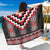 Red Taniko Aotearoa Sarong Niho Taniwha Mix Poutama LT14