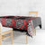 Red Taniko Aotearoa Tablecloth Niho Taniwha Mix Poutama LT14