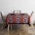 Red Taniko Aotearoa Tablecloth Niho Taniwha Mix Poutama LT14
