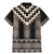 Brown Taniko Aotearoa Family Matching Mermaid Dress and Hawaiian Shirt Niho Taniwha Mix Poutama LT14