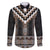 Brown Taniko Aotearoa Family Matching Mermaid Dress and Hawaiian Shirt Niho Taniwha Mix Poutama LT14