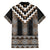 Brown Taniko Aotearoa Family Matching Puletasi and Hawaiian Shirt Niho Taniwha Mix Poutama LT14
