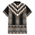 Brown Taniko Aotearoa Hawaiian Shirt Niho Taniwha Mix Poutama LT14