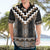 Brown Taniko Aotearoa Hawaiian Shirt Niho Taniwha Mix Poutama LT14