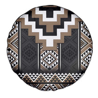 Brown Taniko Aotearoa Spare Tire Cover Niho Taniwha Mix Poutama LT14
