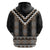 Brown Taniko Aotearoa Zip Hoodie Niho Taniwha Mix Poutama LT14