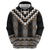 Brown Taniko Aotearoa Zip Hoodie Niho Taniwha Mix Poutama LT14
