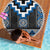 Blue Taniko Aotearoa Beach Blanket Niho Taniwha Mix Poutama LT14