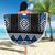 Blue Taniko Aotearoa Beach Blanket Niho Taniwha Mix Poutama LT14