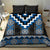 Blue Taniko Aotearoa Bedding Set Niho Taniwha Mix Poutama LT14