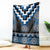 Blue Taniko Aotearoa Blanket Niho Taniwha Mix Poutama LT14