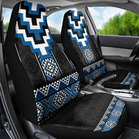 Blue Taniko Aotearoa Car Seat Cover Niho Taniwha Mix Poutama LT14