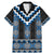Blue Taniko Aotearoa Family Matching Mermaid Dress and Hawaiian Shirt Niho Taniwha Mix Poutama LT14