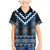 Blue Taniko Aotearoa Family Matching Mermaid Dress and Hawaiian Shirt Niho Taniwha Mix Poutama LT14