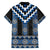 Blue Taniko Aotearoa Family Matching Puletasi and Hawaiian Shirt Niho Taniwha Mix Poutama LT14