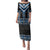 Blue Taniko Aotearoa Family Matching Puletasi and Hawaiian Shirt Niho Taniwha Mix Poutama LT14