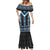 Blue Taniko Aotearoa Mermaid Dress Niho Taniwha Mix Poutama LT14