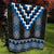 Blue Taniko Aotearoa Quilt Niho Taniwha Mix Poutama LT14