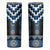 Blue Taniko Aotearoa Skinny Tumbler Niho Taniwha Mix Poutama LT14