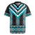 Turquoise Taniko Pattern Aotearoa Rugby Jersey Niho Taniwha Mix Poutama LT14