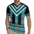 Turquoise Taniko Pattern Aotearoa Rugby Jersey Niho Taniwha Mix Poutama LT14