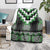 Green Taniko Pattern Aotearoa Blanket Niho Taniwha Mix Poutama