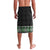 Green Taniko Pattern Aotearoa Lavalava Niho Taniwha Mix Poutama LT14