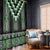 Green Taniko Pattern Aotearoa Window Curtain Niho Taniwha Mix Poutama