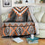 Orange Taniko Pattern Aotearoa Blanket Niho Taniwha Mix Poutama