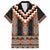 Orange Taniko Pattern Aotearoa Hawaiian Shirt Niho Taniwha Mix Poutama LT14